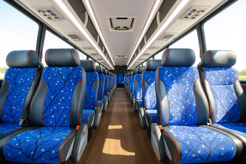 Maple Grove Charter Bus Inside