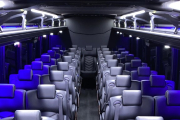 Maple Grove Charter Bus Interior