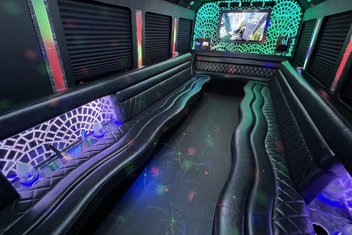 Maple Grove Limo Bus Interior